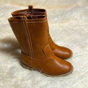 Cat & Jack Cognac Riding Boots | Toddler Girls Size 9
